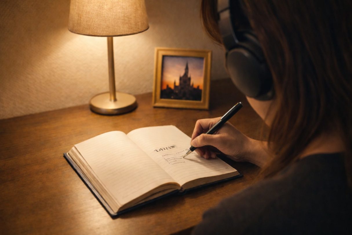 ネイティブキャンプ、夜中に作戦会議の図